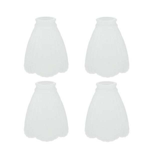 2 Fitter Size Aspen Creative 23061-4 Clear Transitional Style Shade 4 Pack Replacement Glass, 5-1//4 high x 4-7//8 Diameter